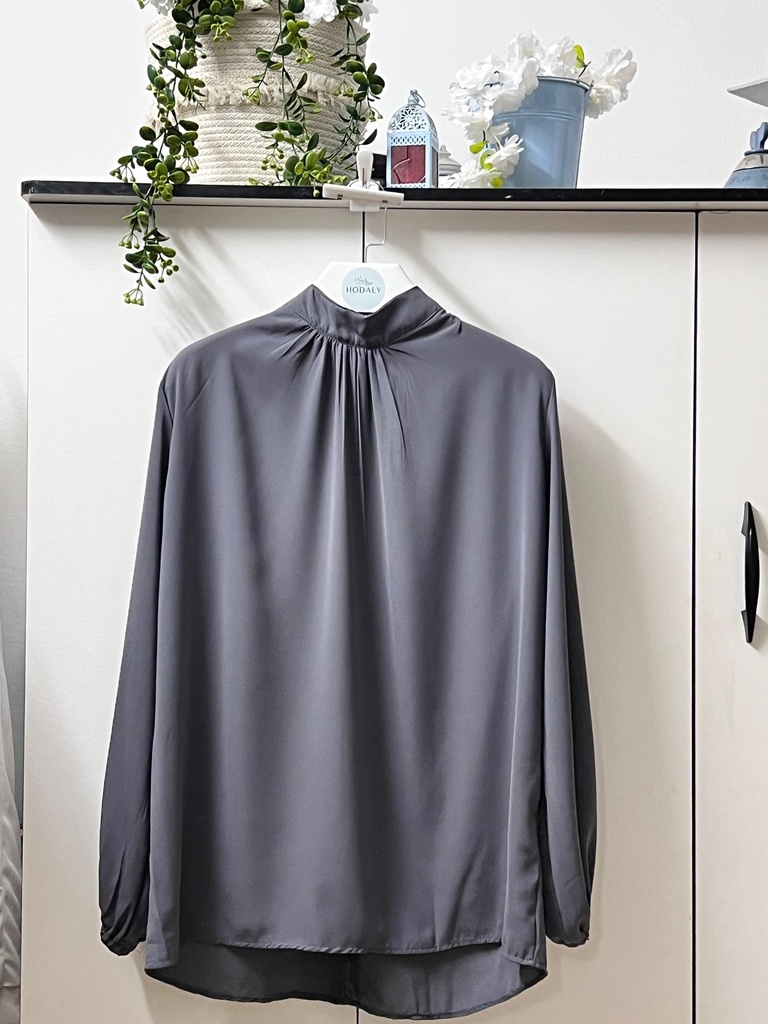 Amalia  Blouse - Grey