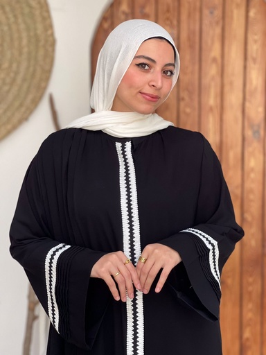 Hoda Abaya - Black-W